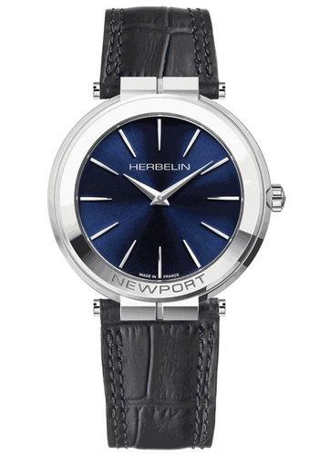 Herbelin Newport Slim Quartz 40 mm - 19522/AP15 - Urmakerlarsen.no