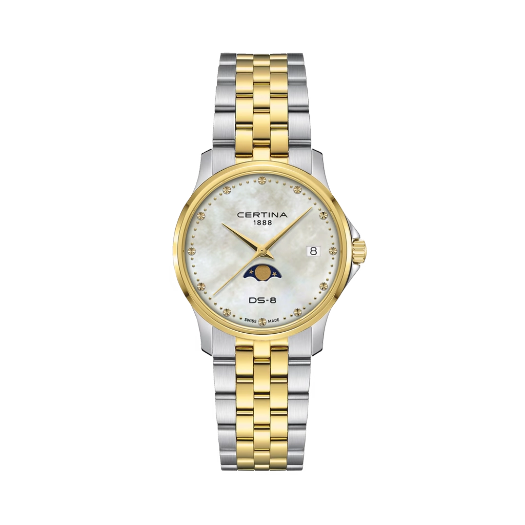 Certina DS-8 Moonphase Lady C045.223.22.111.00 - Urmakerlarsen.no