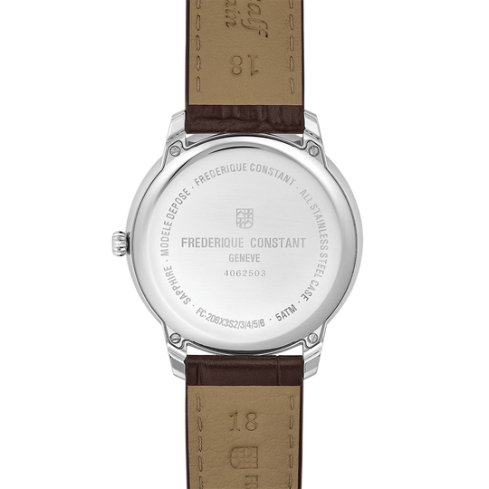 Frederique Constant Classics Moneta Moonphase - FC-206S3S6 - urmakerlarsen.no