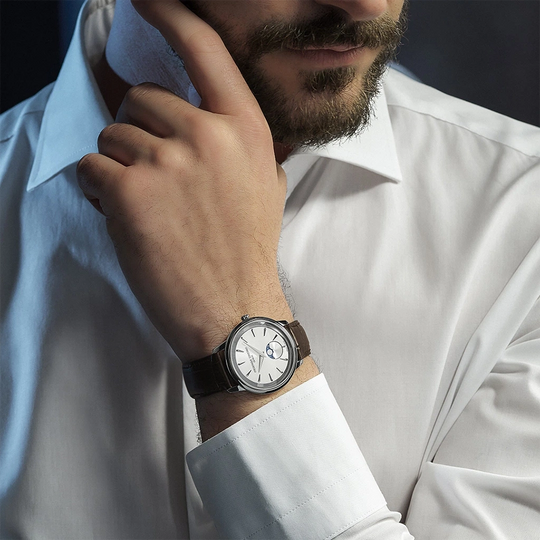 Frederique Constant Classics Moneta Moonphase - FC-206S3S6 - urmakerlarsen.no