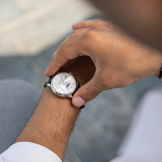 Frederique Constant Classics Power Reserve Big Date Manufacture - FC-735S3H6 - urmakerlarsen.no