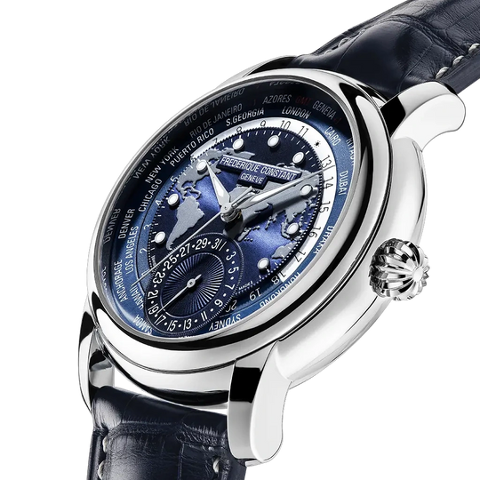 Frederique Constant Classics Worldtimer Manufacture - FC-718NWM4H6 - urmakerlarsen.no