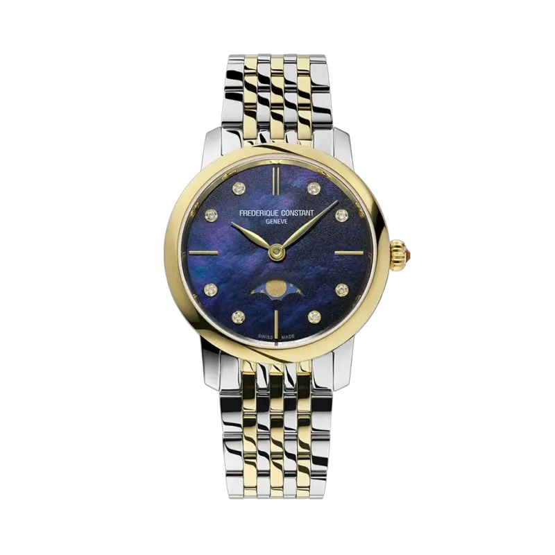 Frederique Constant Slimline Moonphase - FC-206MPND1S3B - urmakerlarsen.no