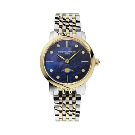 Frederique Constant Slimline Moonphase - FC-206MPND1S3B - urmakerlarsen.no