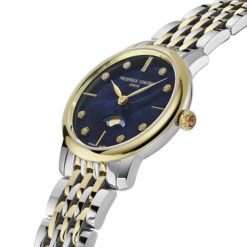 Frederique Constant Slimline Moonphase - FC-206MPND1S3B - urmakerlarsen.no