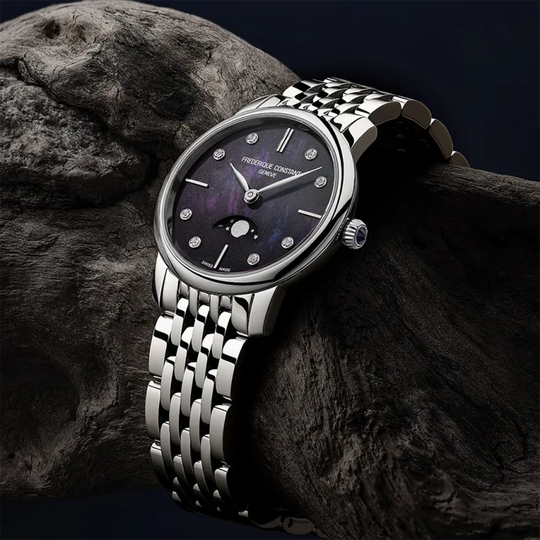 Frederique Constant Slimline Moonphase - FC-206MPBD1S6B - urmakerlarsen.no