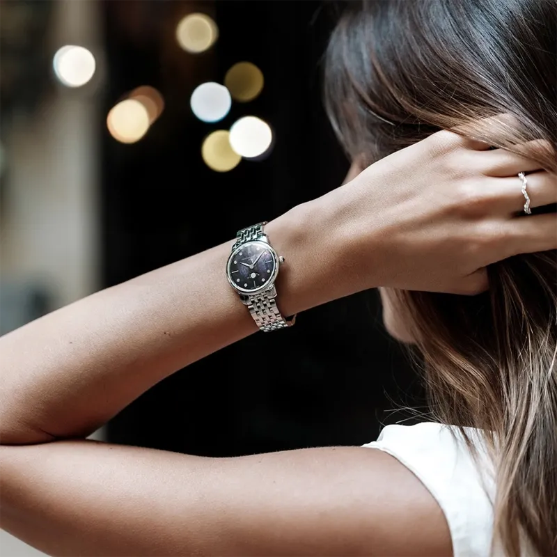 Frederique Constant Slimline Moonphase - FC-206MPBD1S6B - urmakerlarsen.no