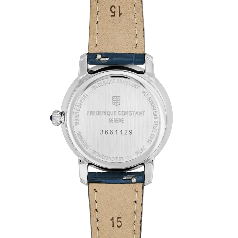 Frederique Constant Slimline Moonphase - FC-206MPWD1S6 - urmakerlarsen.no