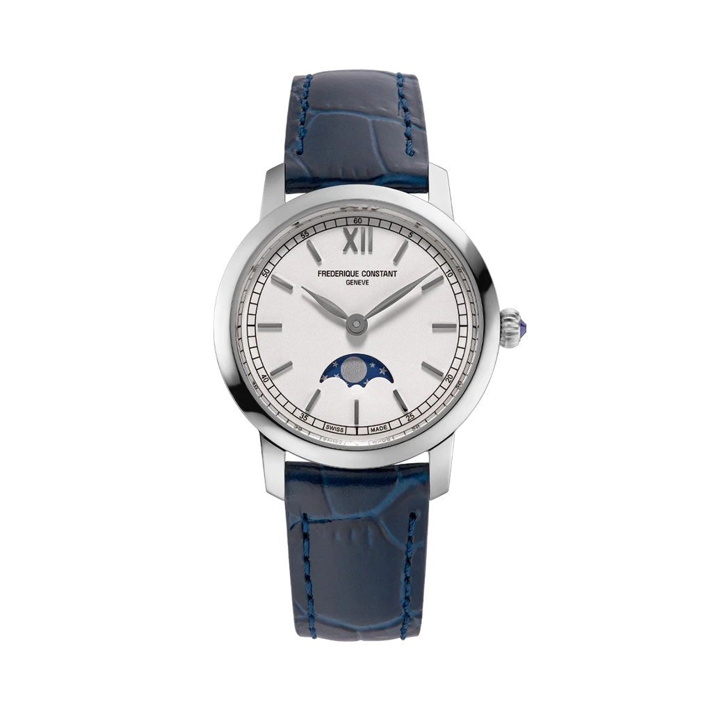 Frederique Constant Slimline Moonphase - FC-206SW1S6 - urmakerlarsen.no