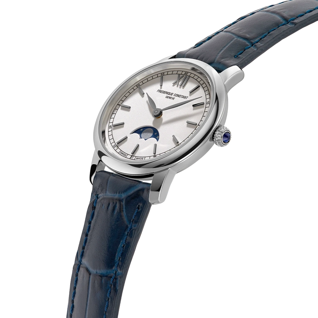 Frederique Constant Slimline Moonphase - FC-206SW1S6 - urmakerlarsen.no