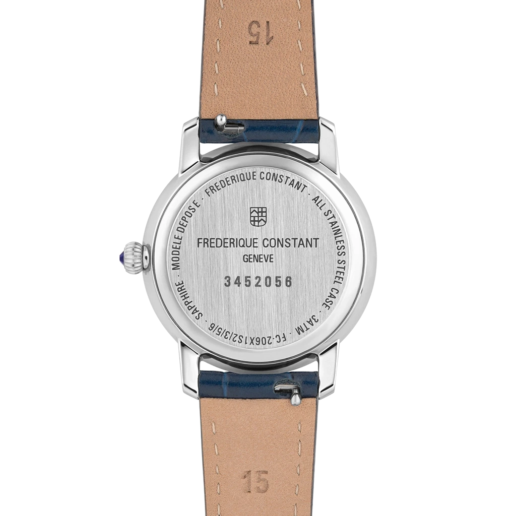 Frederique Constant Slimline Moonphase - FC-206SW1S6 - urmakerlarsen.no