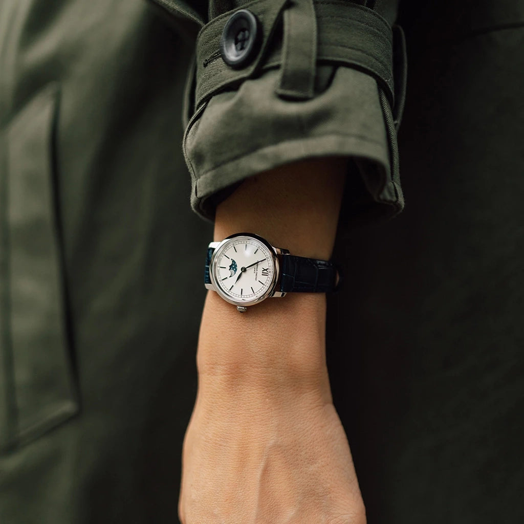 Frederique Constant Slimline Moonphase - FC-206SW1S6 - urmakerlarsen.no