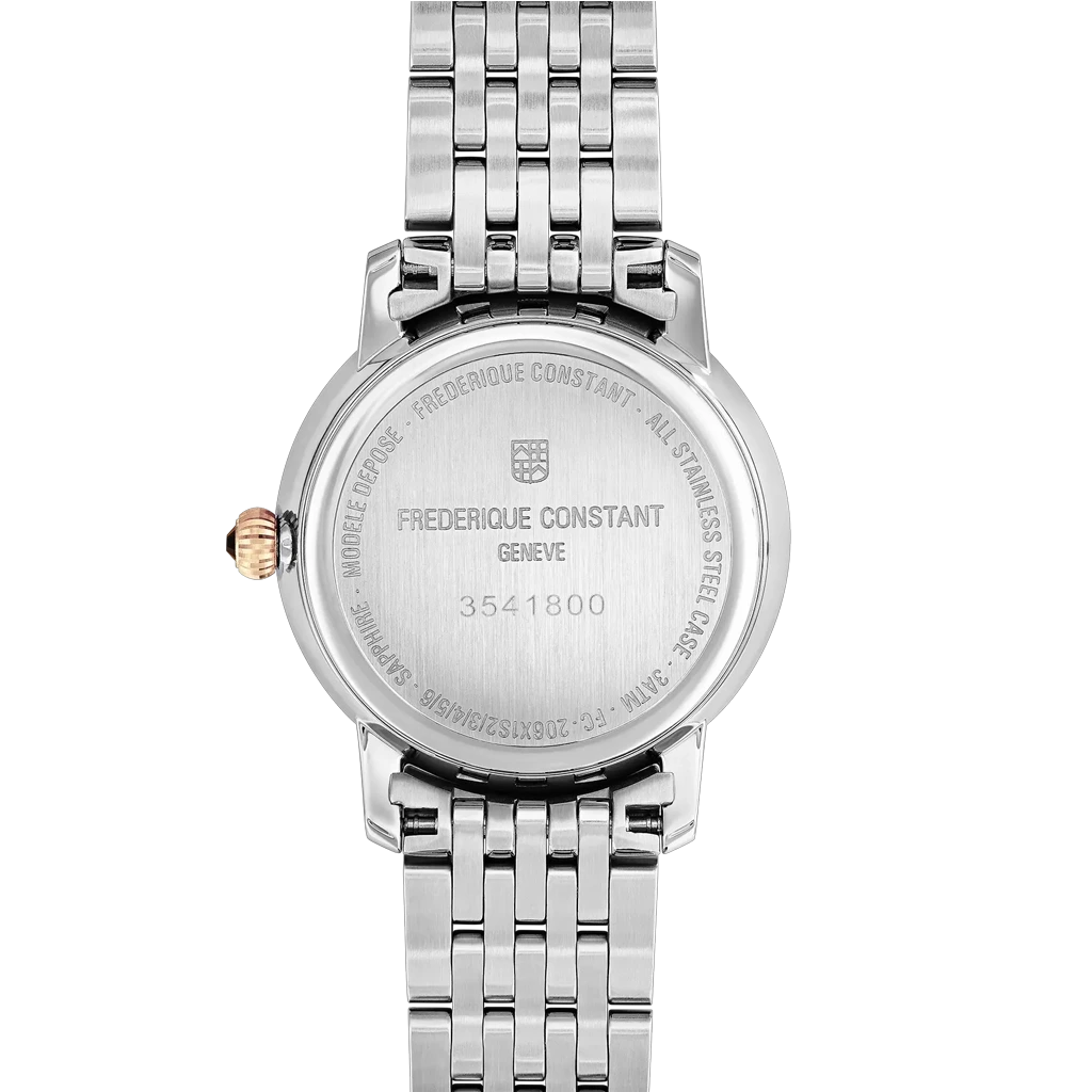 Frederique Constant Slimline Moonphase - FC-206MPWD1S2B - urmakerlarsen.no