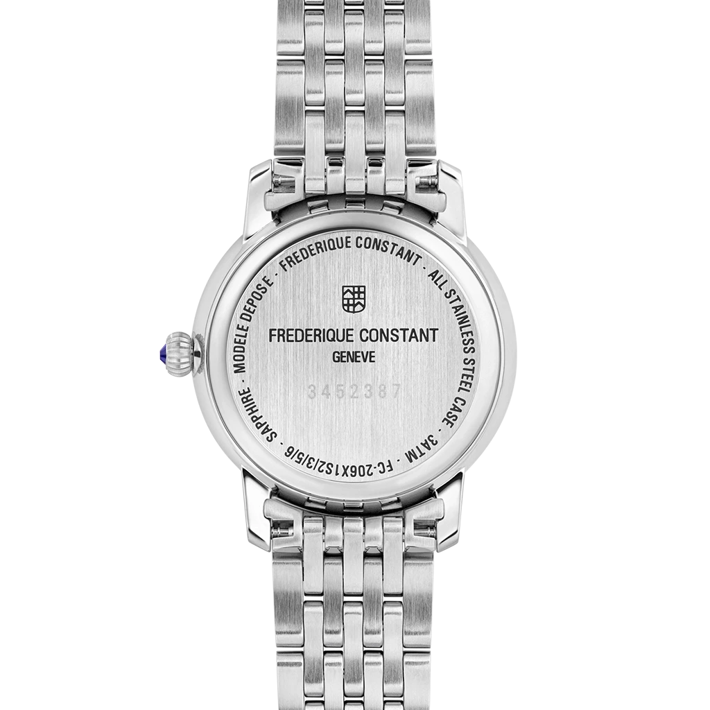 Frederique Constant Slimline Moonphase - FC-206SW1S6B - urmakerlarsen.no