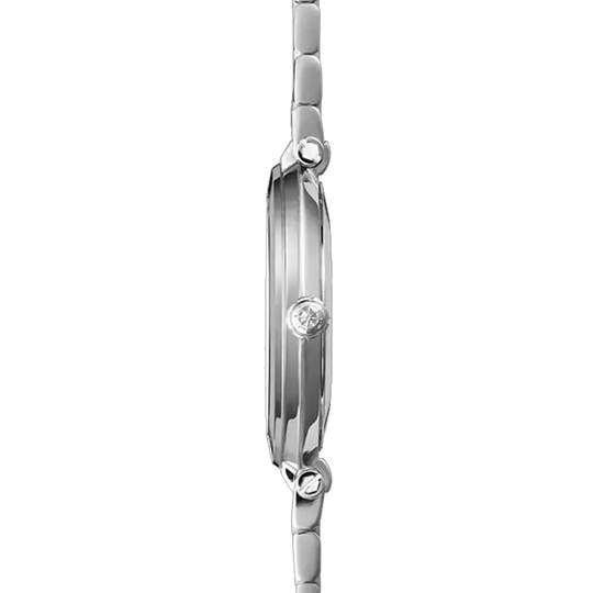 Herbelin Newport Slim 16922BT13 dameklokke i stål med tofarget lenke, champagnefarget skive og quartzverk.