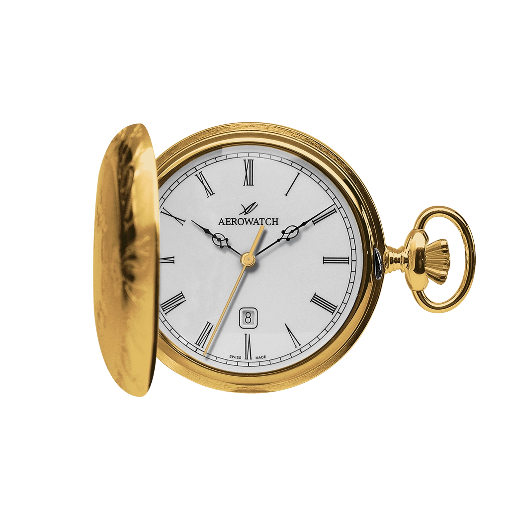 Aerowatch Savonnettes Lommeur - 42796 JA01 - urmakerlarsen.no