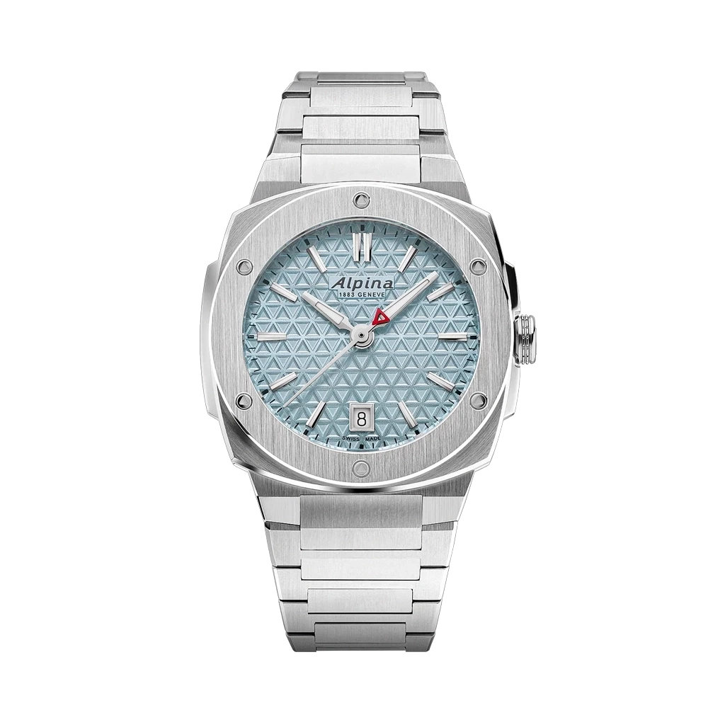 Alpina Alpiner Extreme dameklokke på 34x35,2 mm med quartzverk, kasse og lenke i stål.