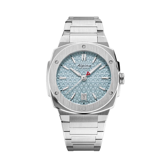 Alpina Alpiner Extreme dameklokke på 34x35,2 mm med quartzverk, kasse og lenke i stål.