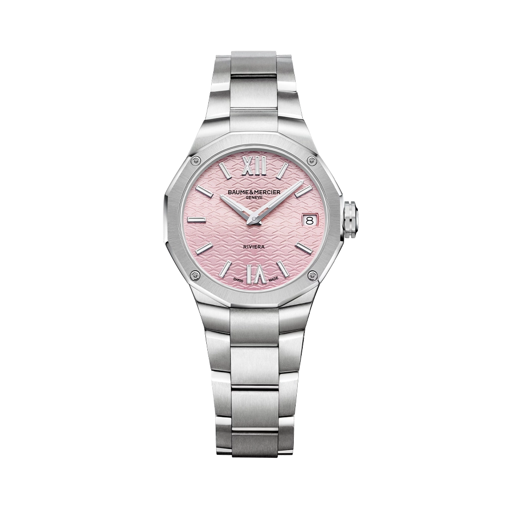 Baume & Mercier Riviera - Rosa sløyfe - 10812 - urmakerlarsen.no