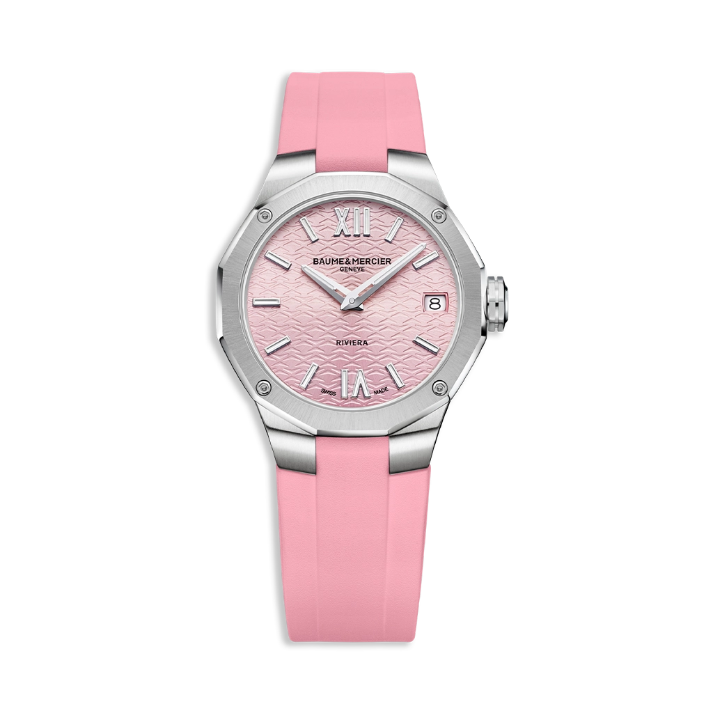 Baume & Mercier Riviera - Rosa sløyfe - 10812 - urmakerlarsen.no