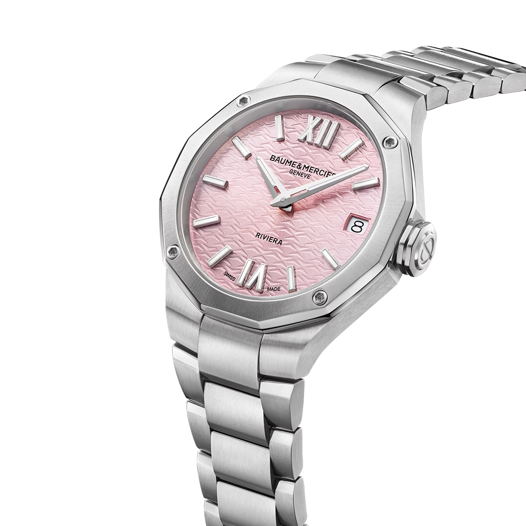 Baume & Mercier Riviera - Rosa sløyfe - 10812 - urmakerlarsen.no