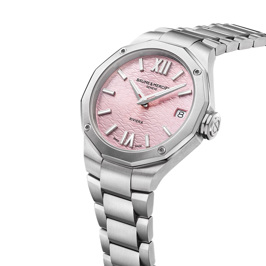 Baume & Mercier Riviera - Rosa sløyfe - 10812 - urmakerlarsen.no