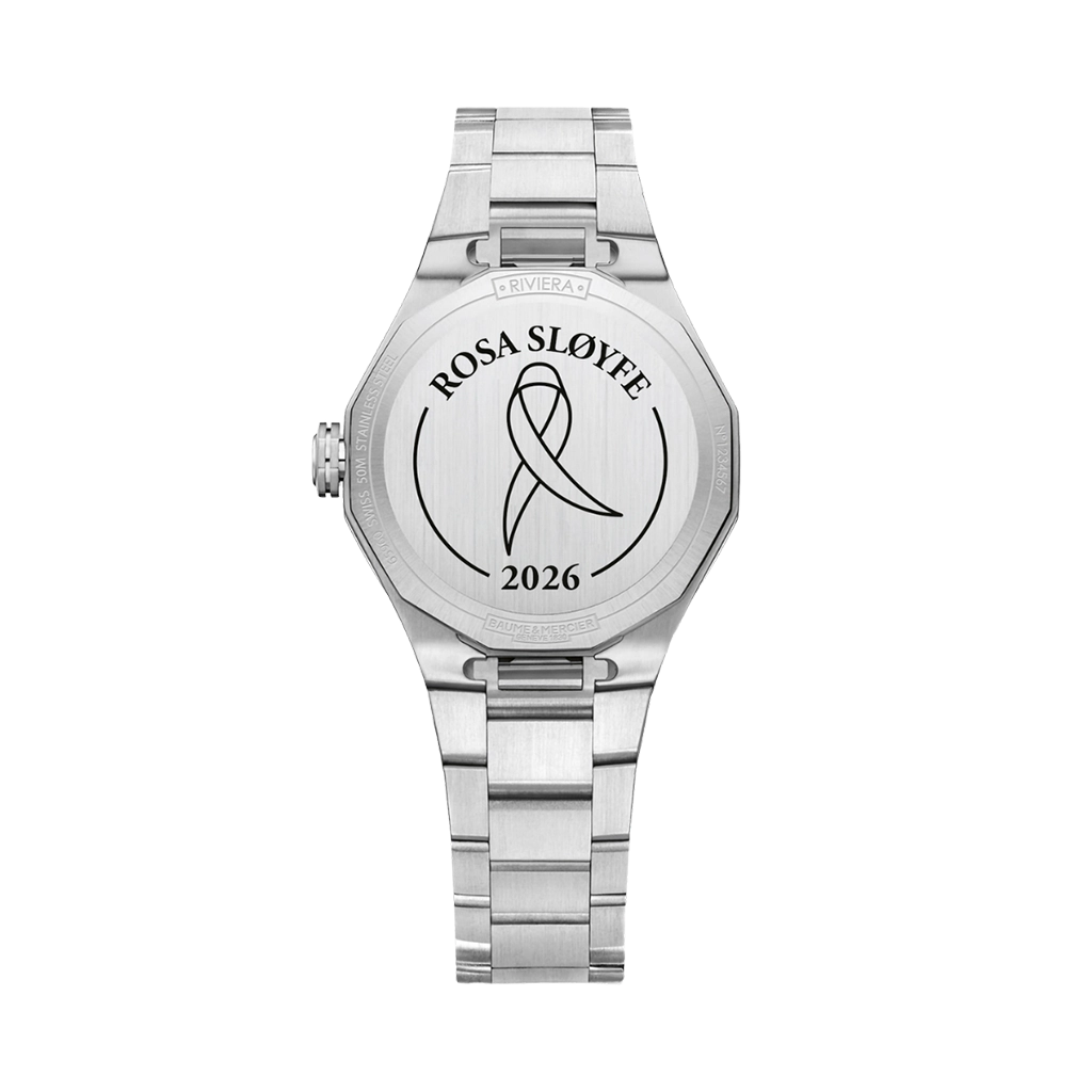 Baume & Mercier Riviera - Rosa sløyfe - 10812 - urmakerlarsen.no