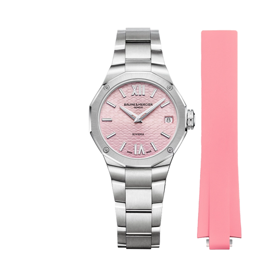 Baume & Mercier Riviera - Rosa sløyfe - 10812 - urmakerlarsen.no