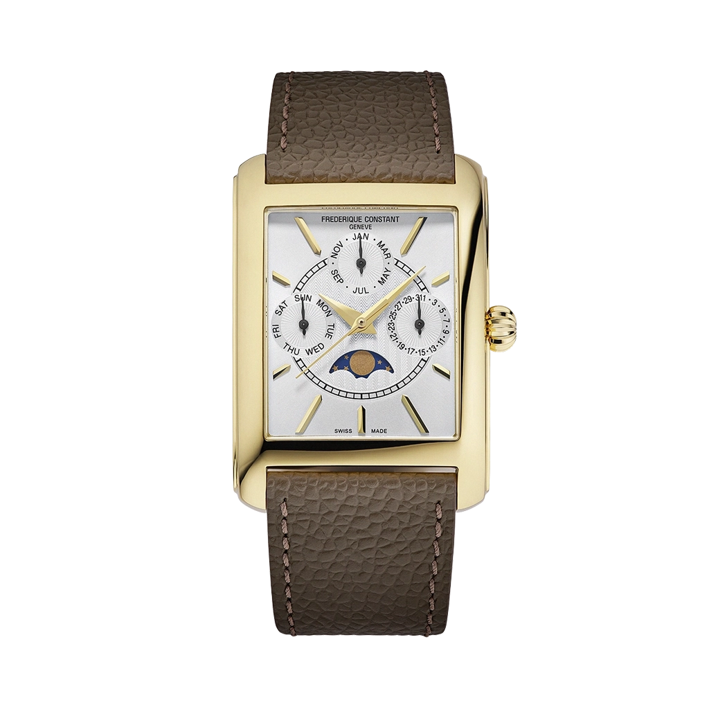 Frederique Constant Classics Carree Calendar Moonphase - FC-265S4C5 - urmakerlarsen.no