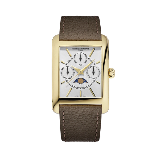 Frederique Constant Classics Carree Calendar Moonphase - FC-265S4C5 - urmakerlarsen.no