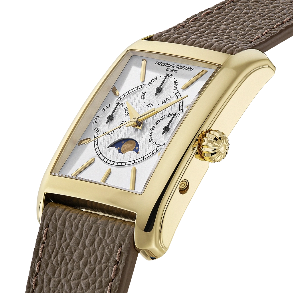 Frederique Constant Classics Carree Calendar Moonphase - FC-265S4C5 - urmakerlarsen.no