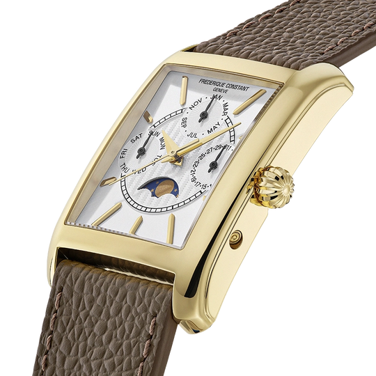 Frederique Constant Classics Carree Calendar Moonphase - FC-265S4C5 - urmakerlarsen.no