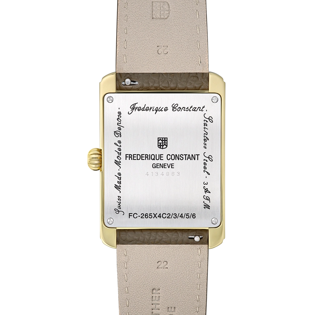 Frederique Constant Classics Carree Calendar Moonphase - FC-265S4C5 - urmakerlarsen.no