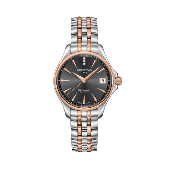 Certina DS Action C032.051.22.086.00 – sporty automatisk dykkerklokke med svart urskive, stållenke og høy vannmotstand for aktiv livsstil og undervannsbruk.