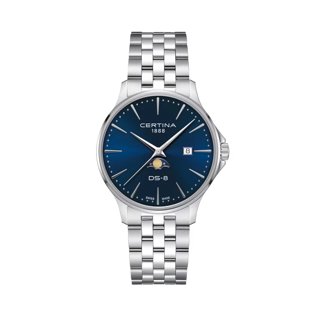 Certina DS-8 Moonphase Gent - C045.423.11.041.00 - urmakerlarsen.no