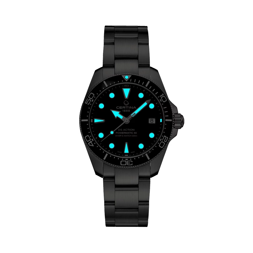 Certina DS Action Diver Powermatic 80 - C048.807.11.051.00 - urmakerlarsen.no