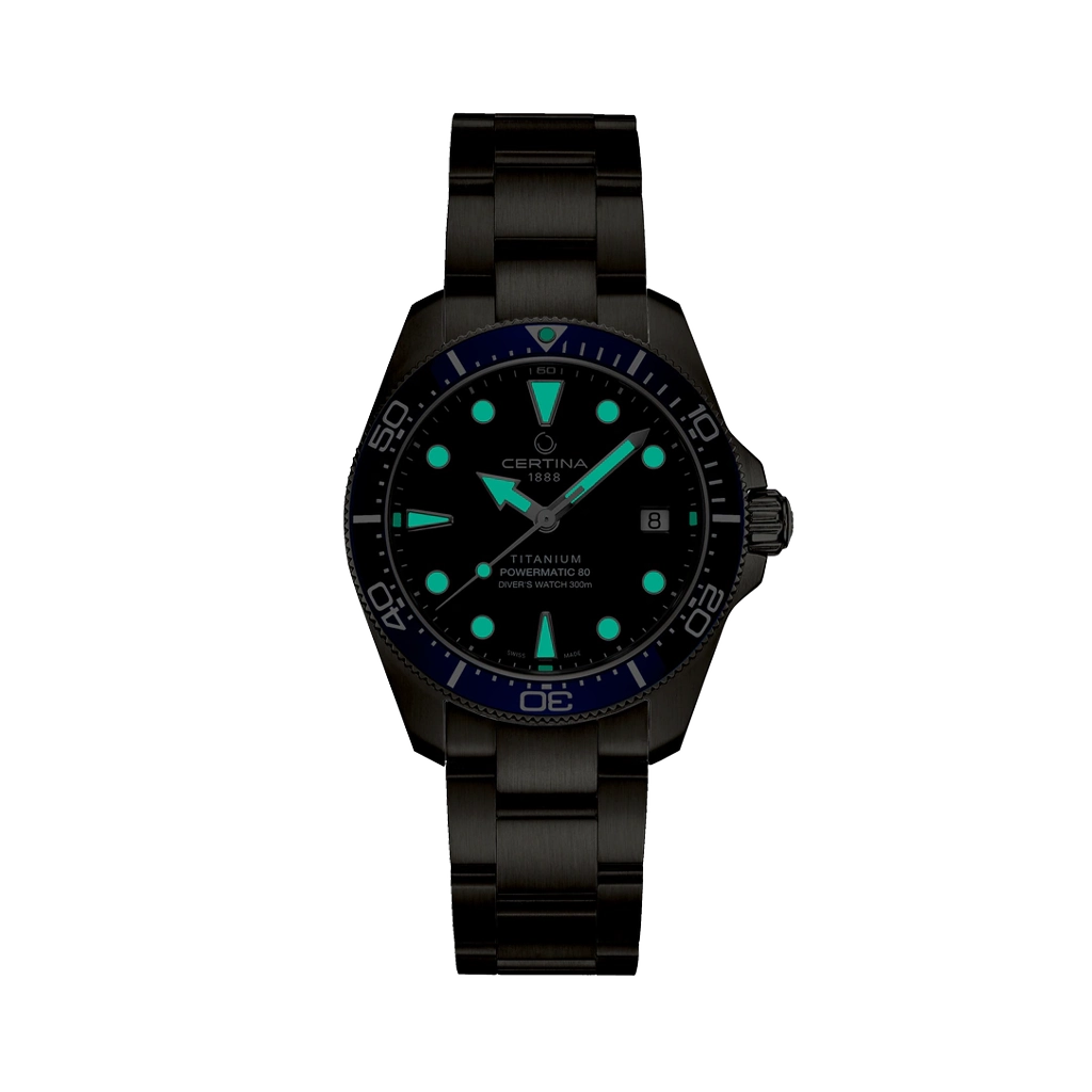 Certina DS Action Diver 38 Titanium - C048.807.44.041.00 - urmakerlarsen.no