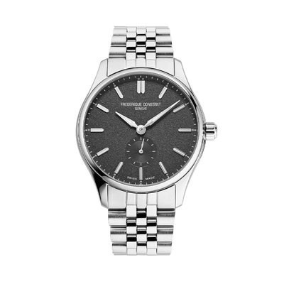 Frederique Constant Classics Small Seconds - Sort skive, stållenke