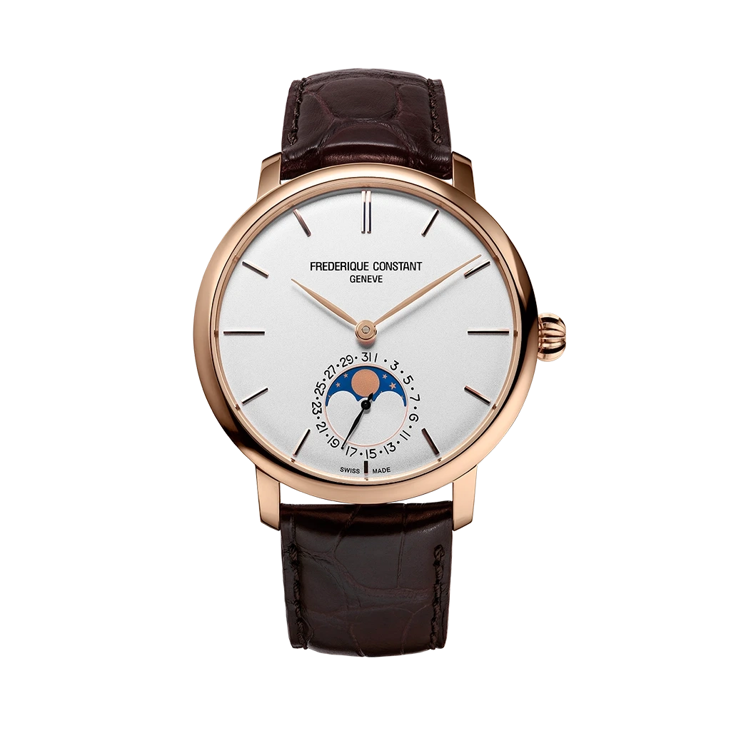 Frederique Constant Slimline Moonphase Manufacture - FC-705V4S4 - urmakerlarsen.no