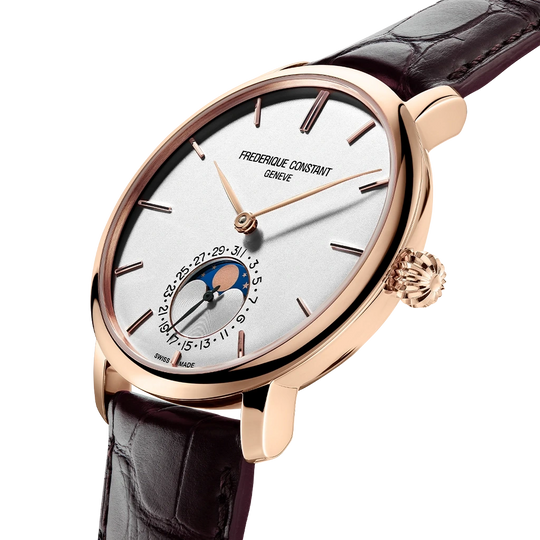 Frederique Constant Slimline Moonphase Manufacture - FC-705V4S4 - urmakerlarsen.no