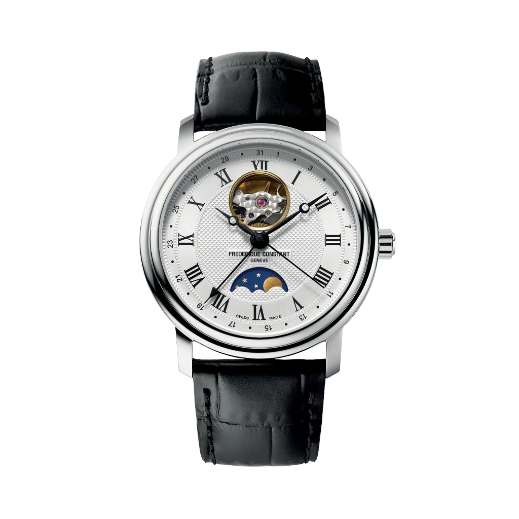 Frederique Constant Classics Heart Beat Moonphase Date - FC-335MC4P6 - urmakerlarsen.no