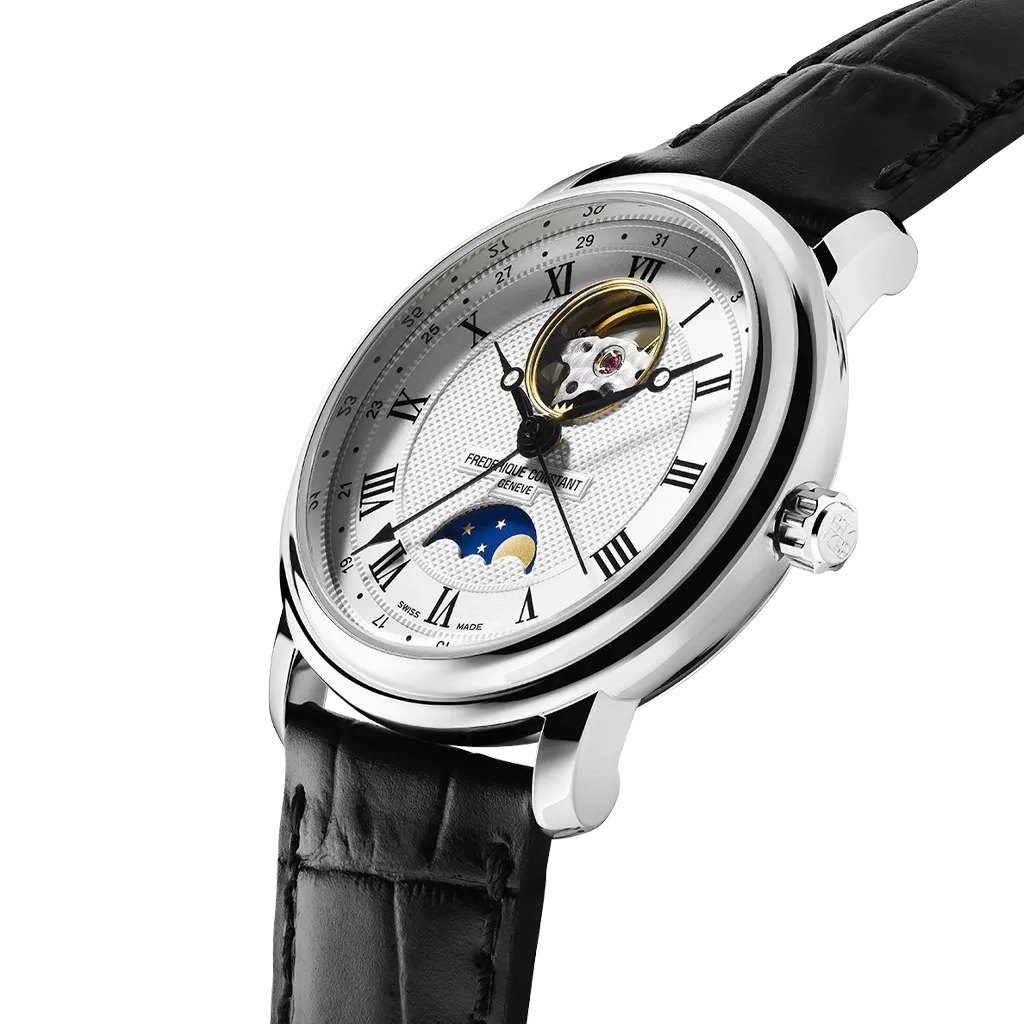 Frederique Constant Classics Heart Beat Moonphase Date - FC-335MC4P6 - urmakerlarsen.no