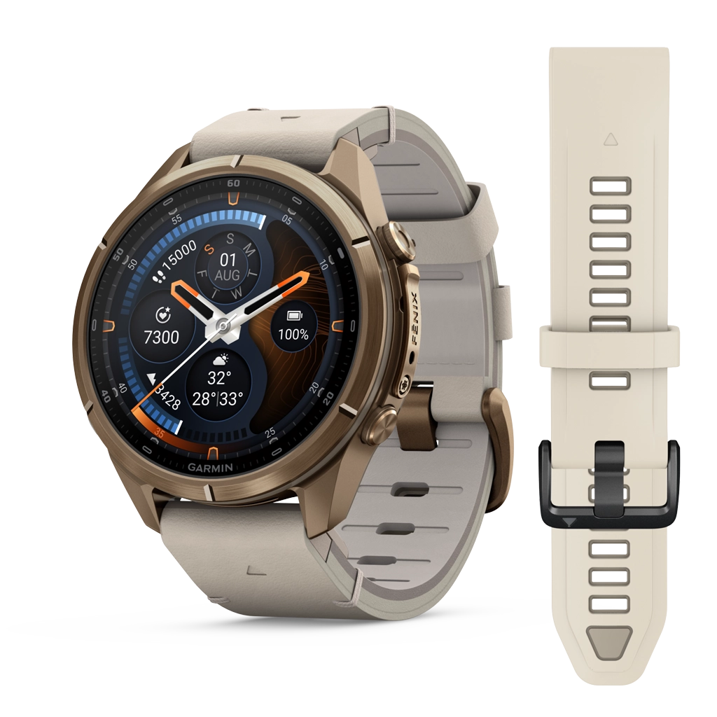 Garmin Fenix 9 Pro Premium - inReach 43 mm, AMOLED Sapphire - 010-04335-41 - urmakerlarsen.no