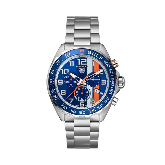 TAG Heuer Formula 1 X Gulf Quartz 43 mm - Special Edition - CAZ101AT.BA0842 - Urmakerlarsen.no