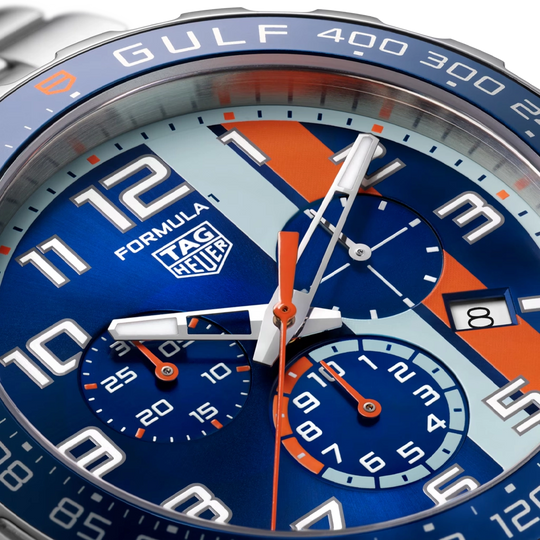 TAG Heuer Formula 1 X Gulf Quartz 43 mm - Special Edition - CAZ101AT.BA0842 - Urmakerlarsen.no