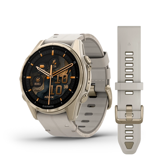 Garmin Fenix 8 43 mm Amoled Sapphire - 010-02903-40 - urmakerlarsen.no