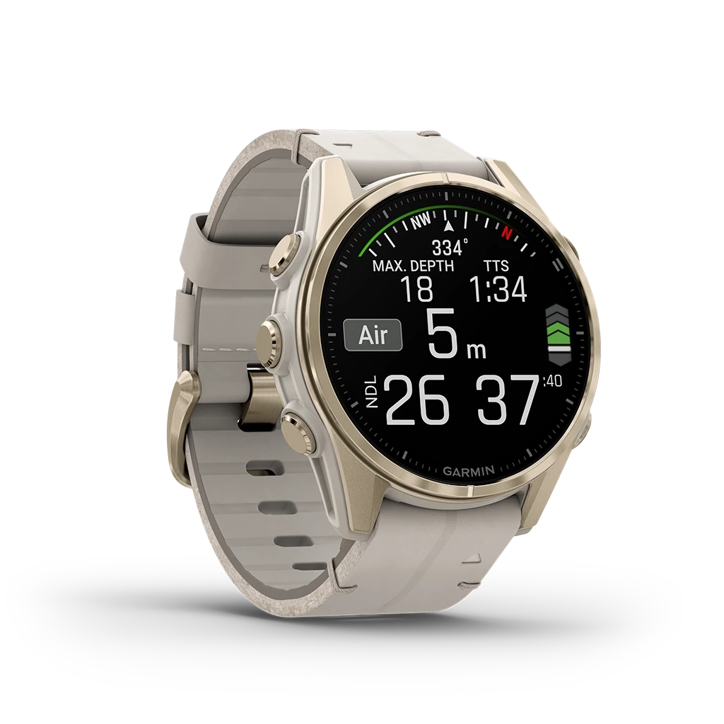 Garmin Fenix 8 43 mm Amoled Sapphire - 010-02903-40 - urmakerlarsen.no