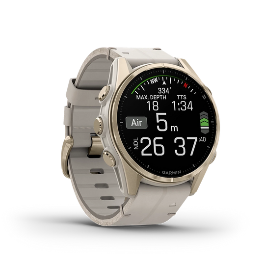 Garmin Fenix 8 43 mm Amoled Sapphire - 010-02903-40 - urmakerlarsen.no