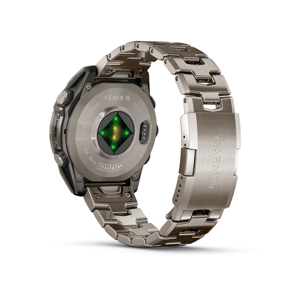 Garmin Fenix 8 47 mm Amoled Sapphire - 010-02904-40 - urmakerlarsen.no