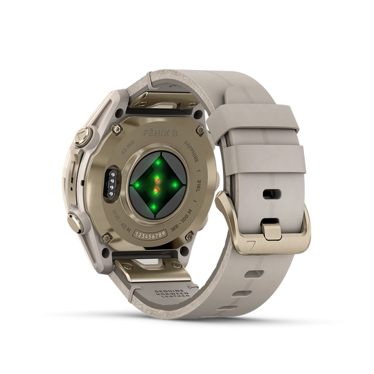 Garmin Fenix 8 43 mm Amoled Sapphire - 010-02903-40 - urmakerlarsen.no